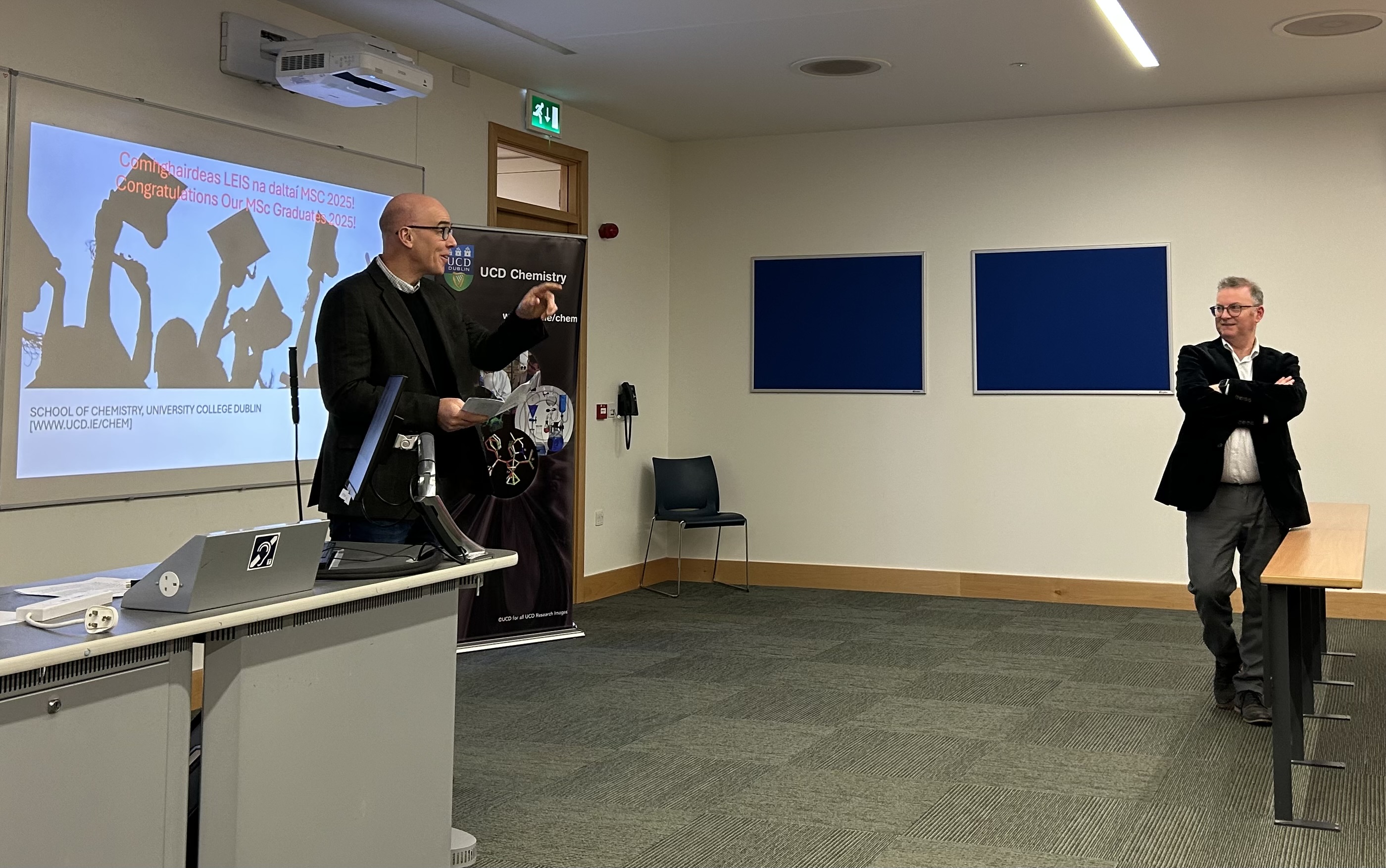 Taught MSc Dec Conferring - James & Paul